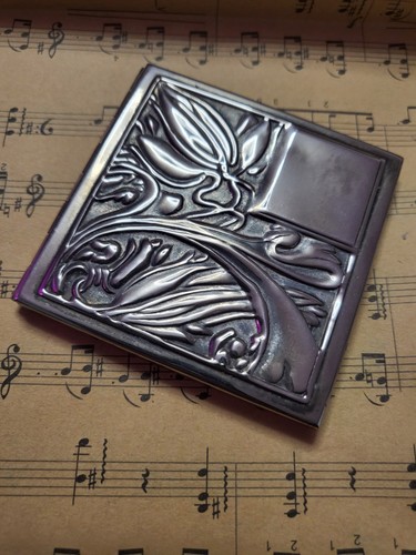 Vintage silver plate art deco - plate,