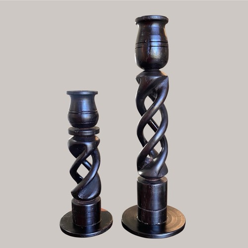 Ebony wood open - ebony, twist