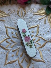 Antique Guilloche Enamel