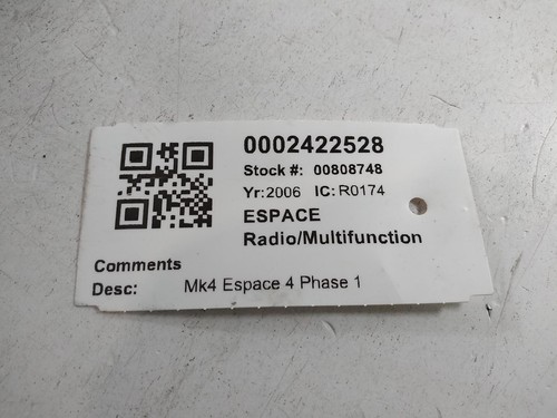2006 renault espace 8200326970 - 2006,