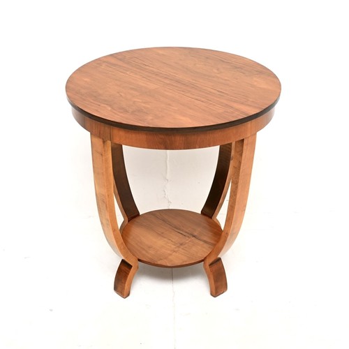 Art deco figured walnut - deco,