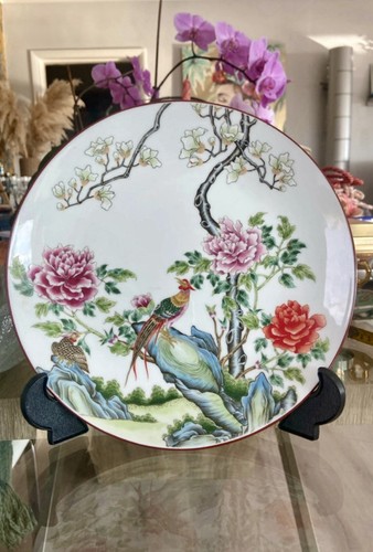 Vintage decorative bird plate - vintage,