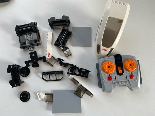Assorted lego train pieces - assorted,