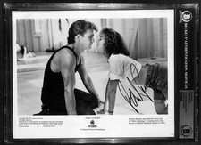 PATRICK SWAYZE RARE Signed 8x10 Dirty Dancing Movie Still Photo BECKETT
