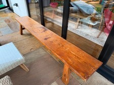 Extra large wooden bench