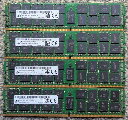 64gb kit micron ddr4 - (4x, 16gb)