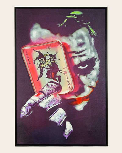 Led joker playing - playing, art