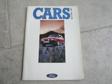 Ford Cars 1987 Fiesta XR2