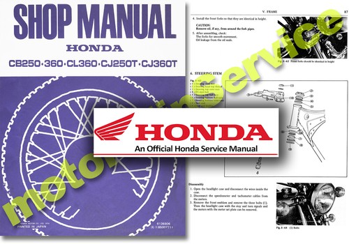 Honda cb250 cb360 cl360 cj250 - honda,