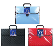 A4 Expanding File Folder 13 Pockets Paper Documents Organiser Storage Wallet