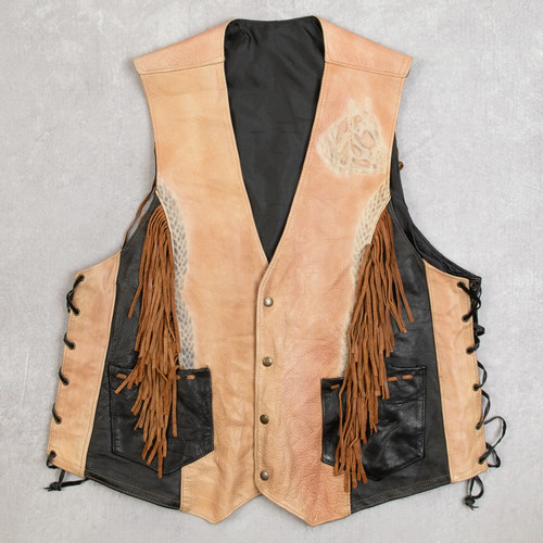 Vintage fringe leather - fringe,
