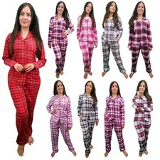 Womens Pyjamas Cotton Rich Flannelette Nightwear Plus Big Large Sizes UK 18 /20