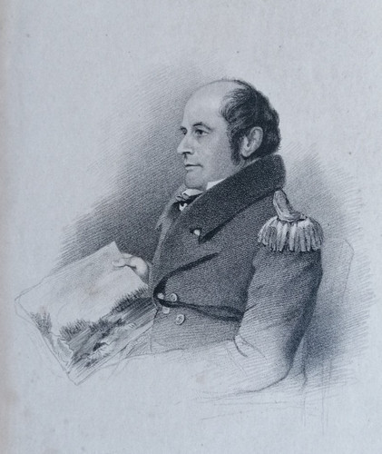 Antique engraving sir john - .,
