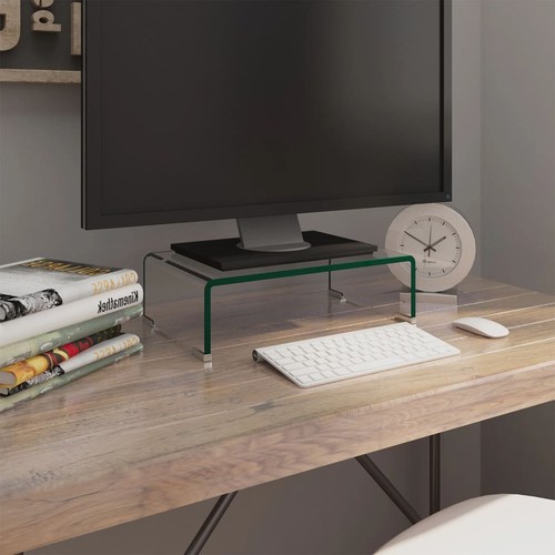 Stand monitor riser glass - tv,