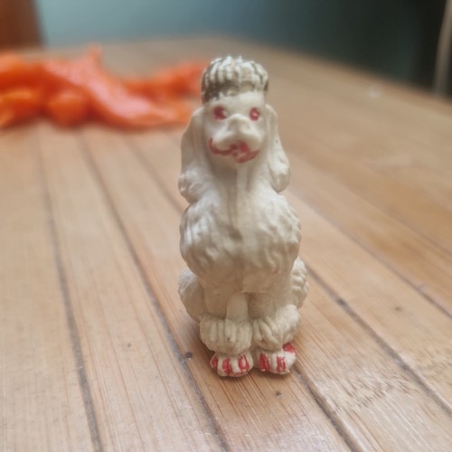 Vintage white poodle - vintage,