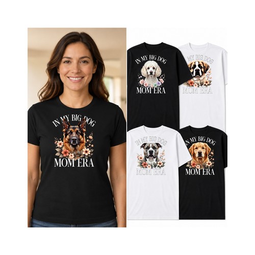 Big dog mom era floral - big, womens