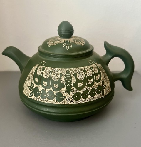 Chinese green clay teapot - chinese,