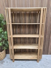 Slatted Curved Mango Wood
