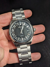 Seiko Quartz Black Dial