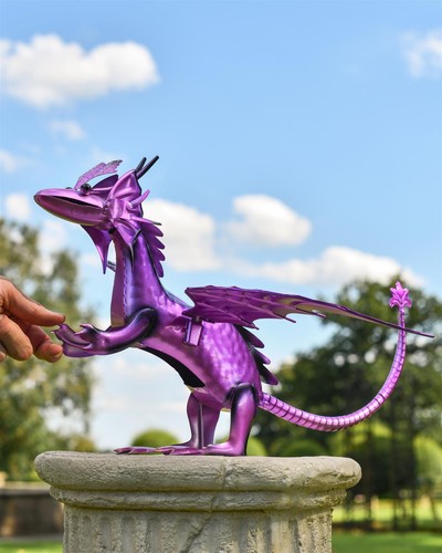 Purple metal baby dragon - purple,