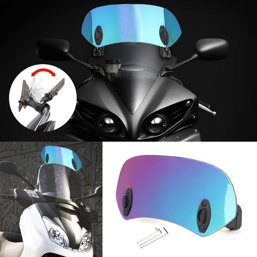 Adjustable clip windshield - on,