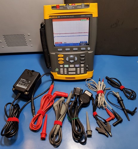 Fluke 199c scopemeter test - scopemeter,
