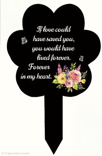 Memorial grave marker plaque - memorial,