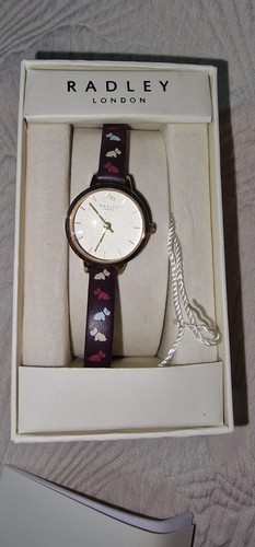Radley watch dark cherry - , thin