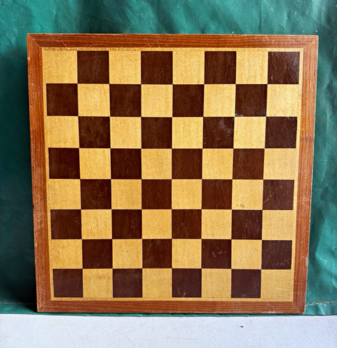 Wooden chessboard checkerboard - wooden,