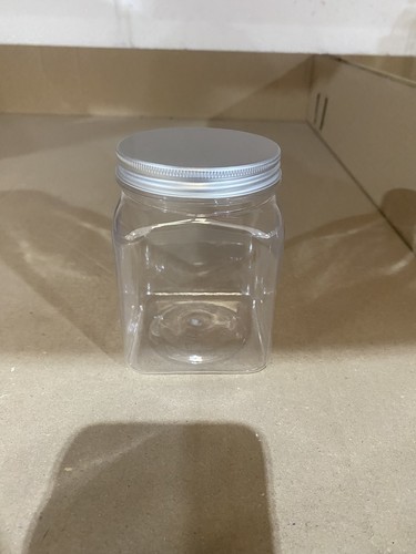 Square 450ml storage jars - 450ml,