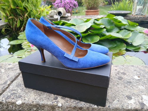 Hobbs london blue suede lilia - suede,
