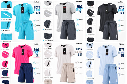 Boys short set lightweight - boys,