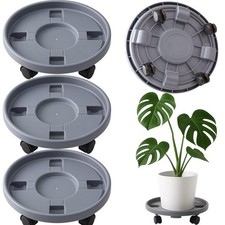 3 PCS 10 Inch Grey Round Heavy