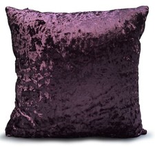 crushed velvet cushion cover