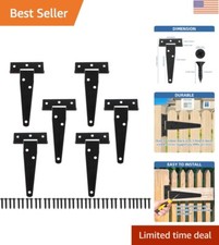 Modern Black T-Strap Barn Door