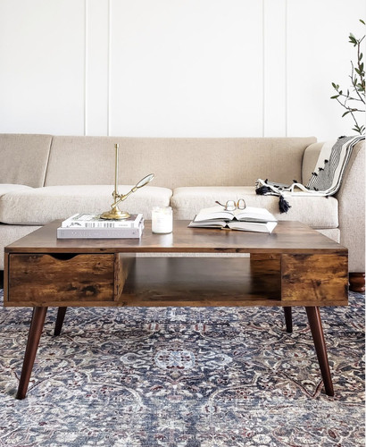 Scandinavian coffee table - table, mid