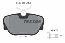 TEXTAR 2117302 Brake Pad Set