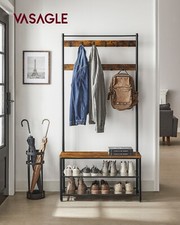 Coat rack stand with - coat, shoe