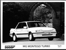 MG Montego Turbo 1986-1987 Original UK Market Press Photograph Front 3/4 View