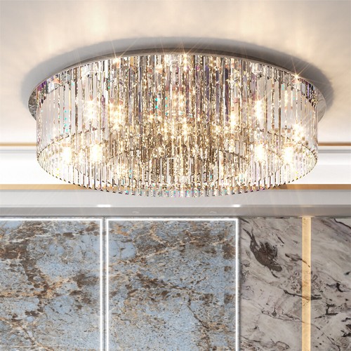Modern crystal ceiling light - modern,