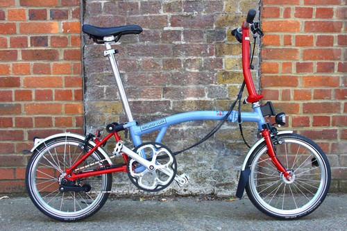 Brompton folding bike - brompton,