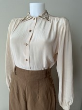1940s Vintage Crepe Rayon