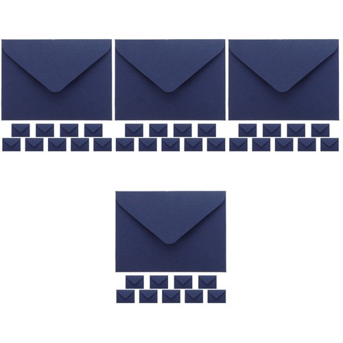 Dark blue paper invitation - dark,