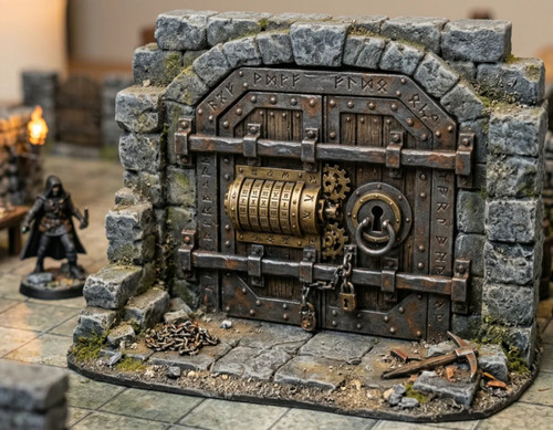 Dungeon vault door tabletop - dungeon,