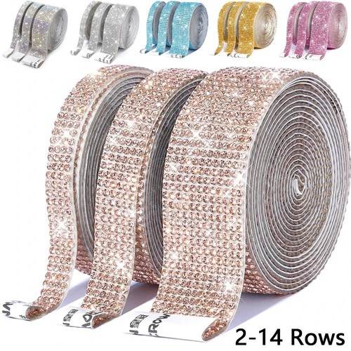 Self adhesive bling silver - adhesive,