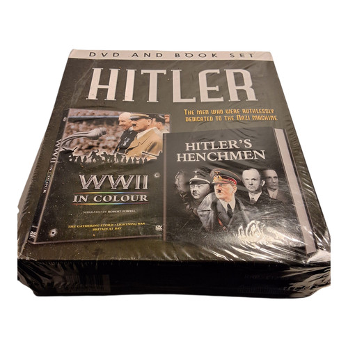 Hitler dvd and book - book, set