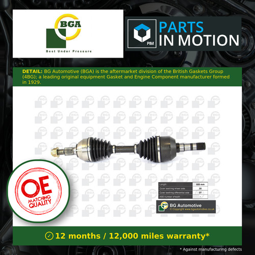Drive shaft fits vauxhall - shaft,