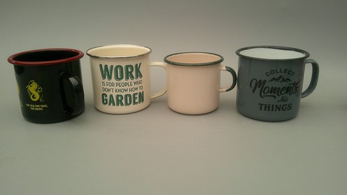 Enamel mugs bundle 4 - bundle,