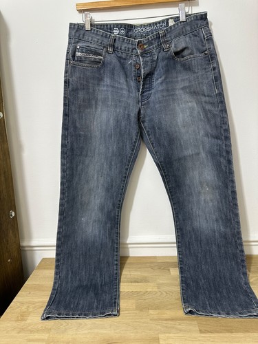 Crosshatch blue denim - blue,