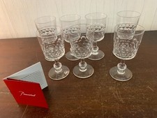 7 White Wine Glasses Écaille
